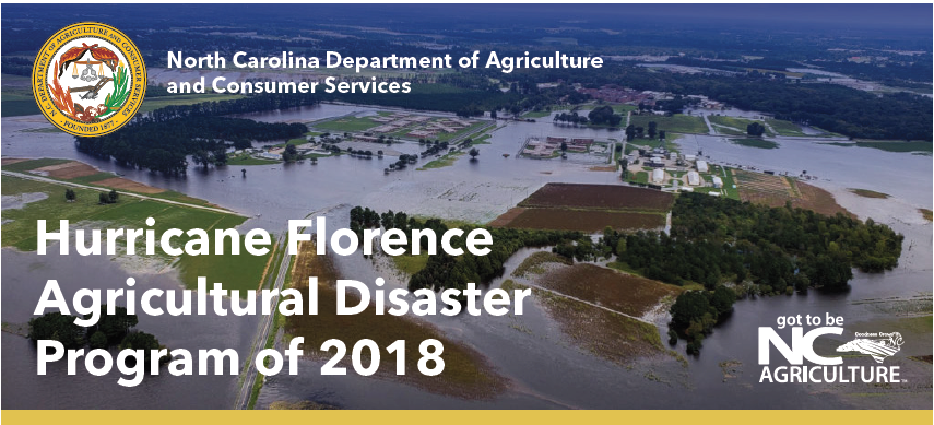 Hurricane Florence Agricultural Disaster Program banner