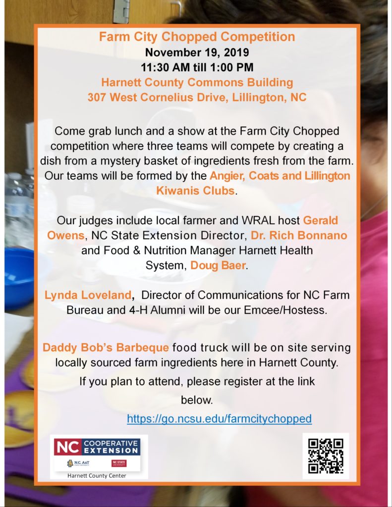 Farm City Chopped Competition Flyer