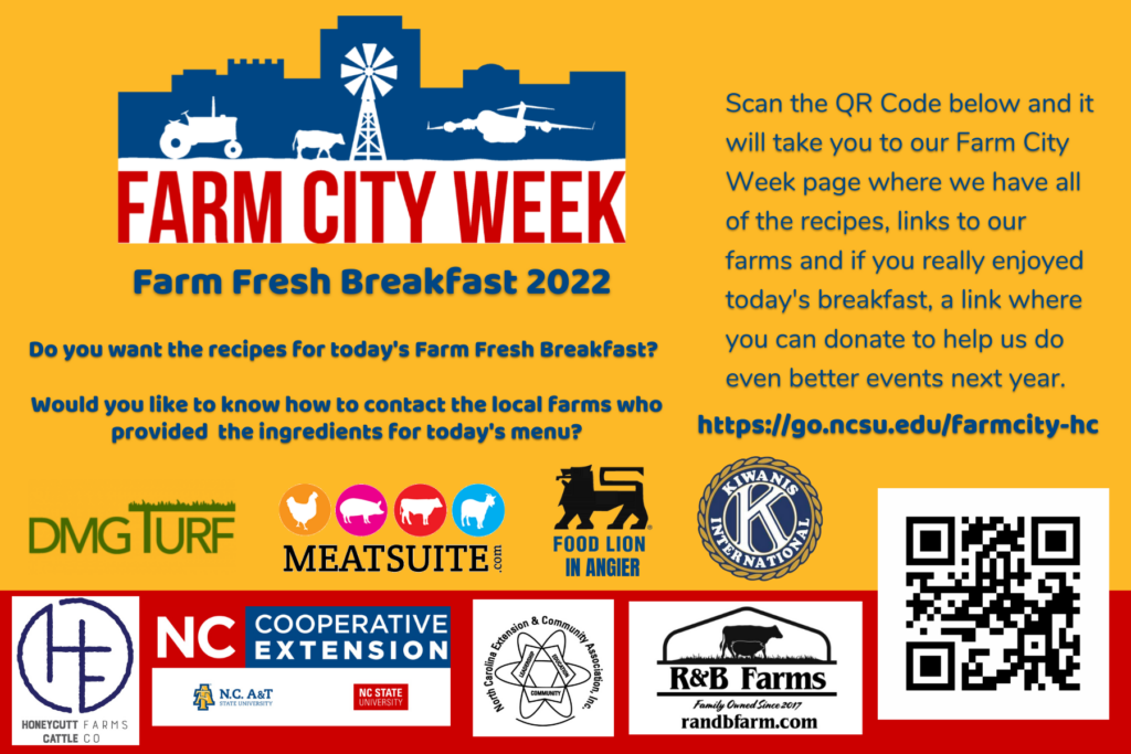 Farm City Breakfast sticker